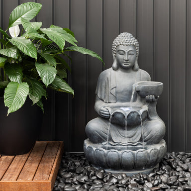 Bardo Sitting Buddha Water Feature Fountain