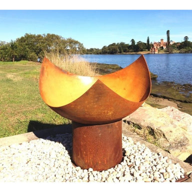 Chalice Fire Pit and river background