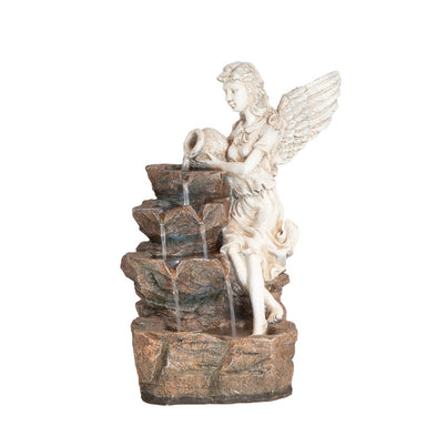 Fairy Garden Water Feature Fountain Front View