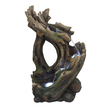 Forest Trunk Knotted Willow Falls Water Feature Fountain Main view