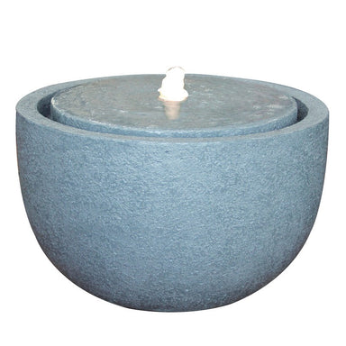 Main View of Stone Bowl Water Feature