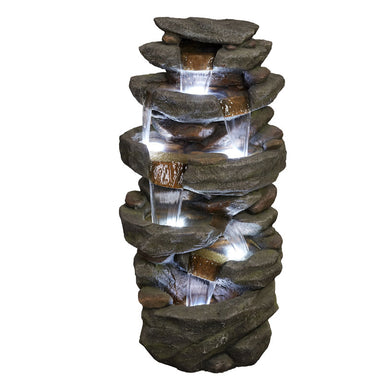 Rocky Outlook Cascade 5 Tier Water Feature Fountain Main