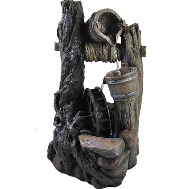 Village Watermill Well Water Feature Fountain Main View