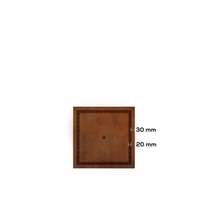 45cm size upper view