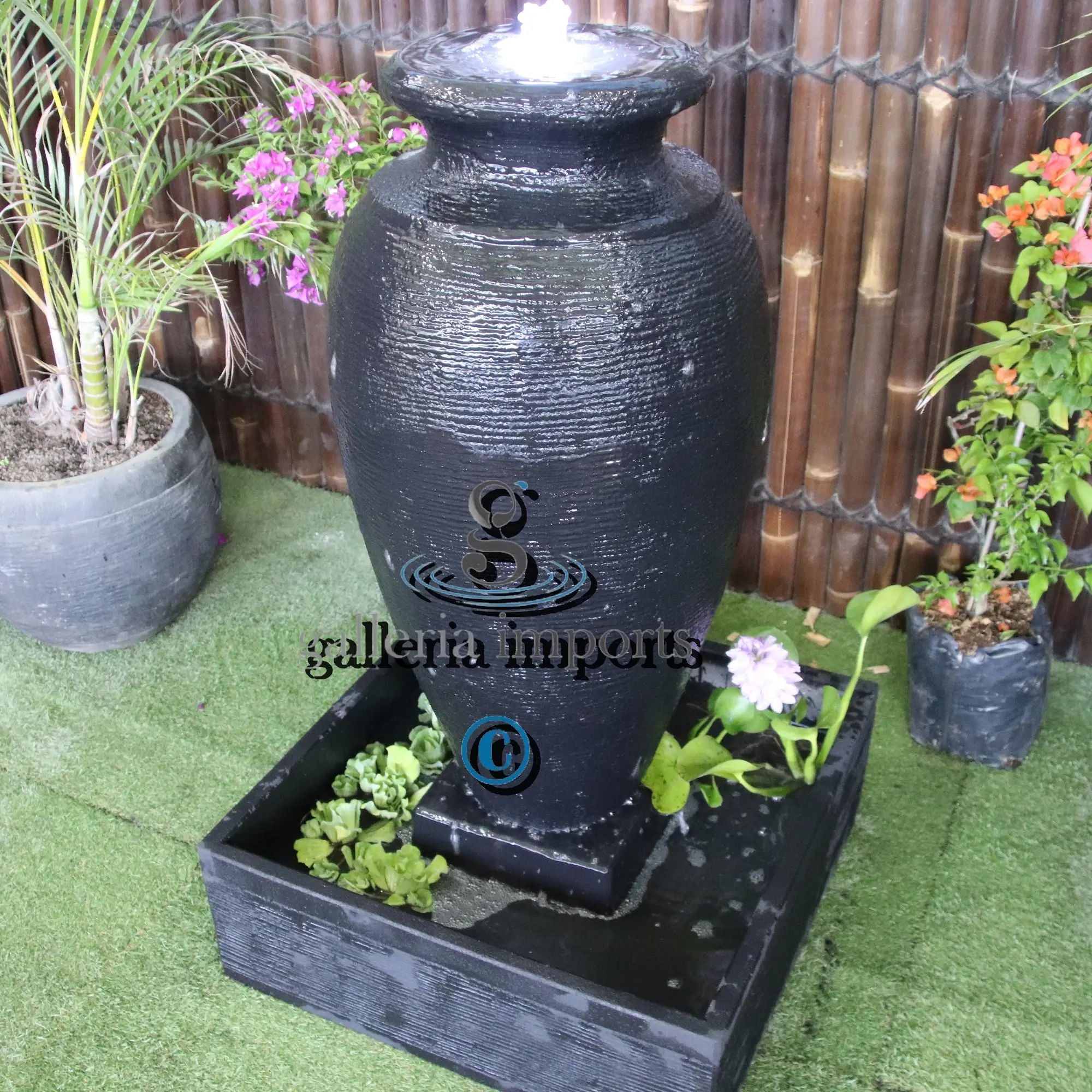 Amphora Water Feature Upper Right View