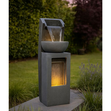 AquaZen Bowl Water Feature in the garden
