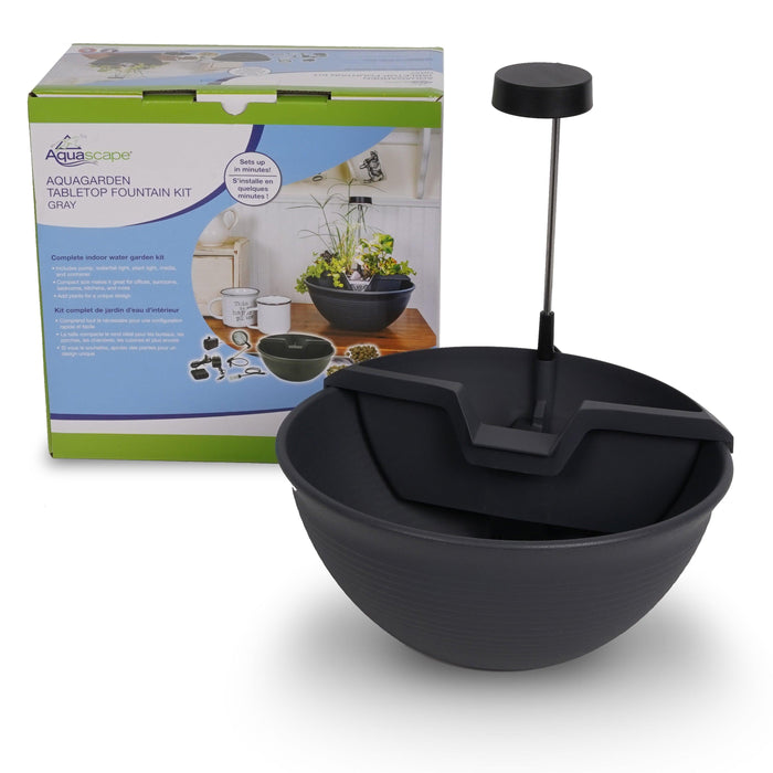 AquaGarden Tabletop Fountain bowl and box
