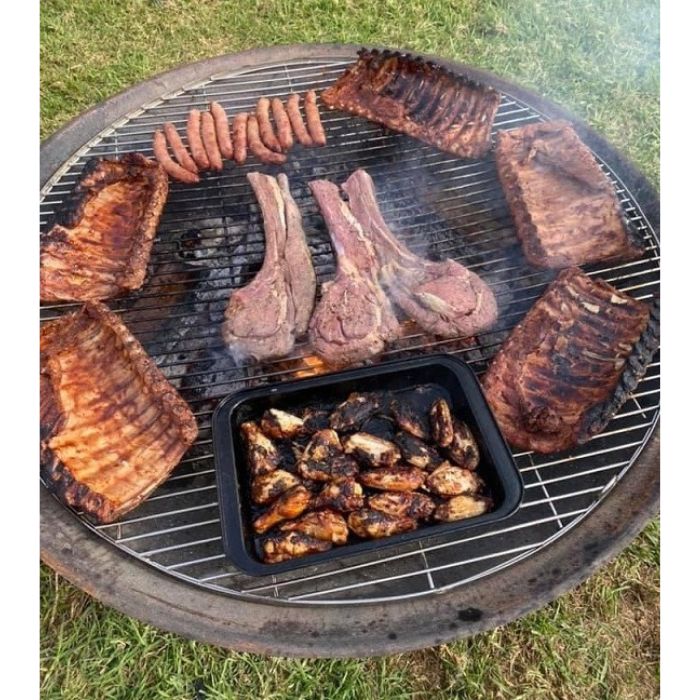 BBQ and Cauldron Fire Pit