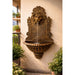 Classic Lion Cast Iron Wall Fountain on the balcony wall