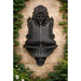 Classic Lion Cast Iron Wall Fountain on the wall
