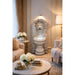 Classic Lion Head Water Feature Fountain in the livingroom