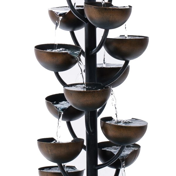 Candle Stand Water Feature Fountain Closeup Middle