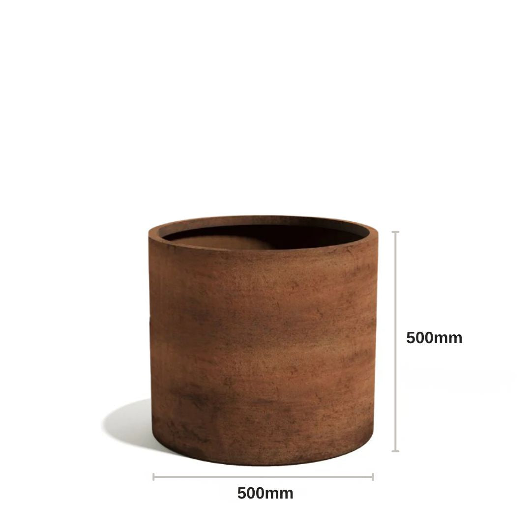 Corten Steel Arcadia Classic Plant Pot 500mm x 500mm