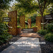 Corten Steel Arcadia Classic Plant Pot and screening wall