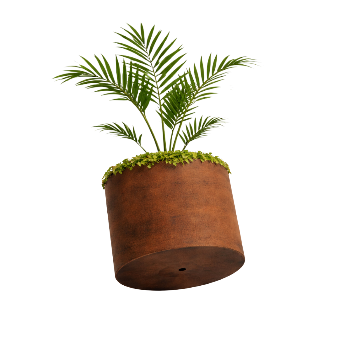 Corten Steel Arcadia Classic Plant Pot bottom view