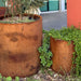 Corten Steel Arcadia Classic Plant Pot side view