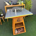 Corten Steel BBQ – The Ironworks in the backyard