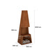 Corten Steel Fire Pit – The Bastion dimensions