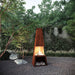 Corten Steel Fire Pit – The Bastion in the bush backyard