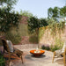 Corten Steel Fire Pit – The Ember at patio area