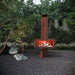 Corten Steel Fire Pit – The Ironclad at backyard
