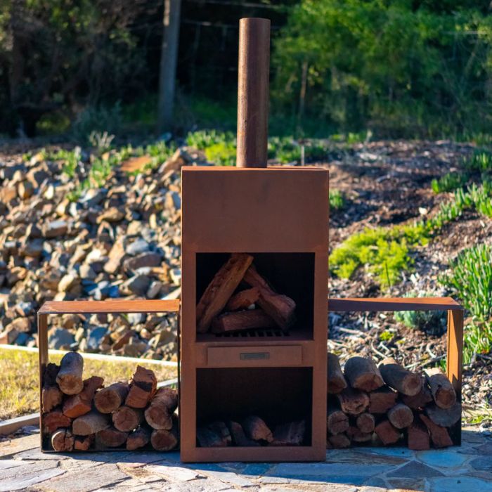 Corten Steel Fire Pit – The Spire
