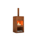 Corten Steel Fire Pit_The Spire in white background