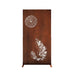Corten Steel Garden Screen – The Wildcat with white background