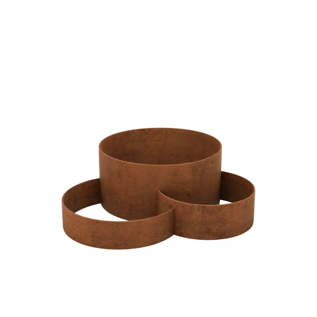 Corten Steel Grove Planter without plants