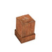 Corten Steel Infinity Bubbling fountain with white background