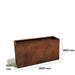 Corten Steel Sentinel Garden Planter Pot Range dimension