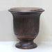 Dark Copper Striated Anduze Urn Pot Front View