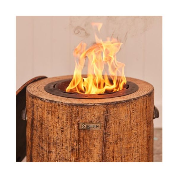 Eco Fuego Candle Fire Pit and fire