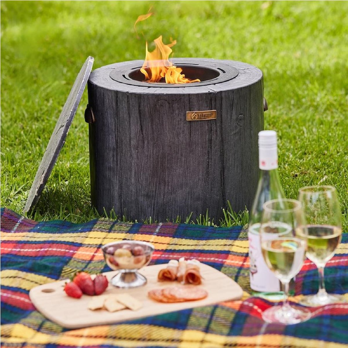 Eco Fuego Candle Fire Pit and picnic