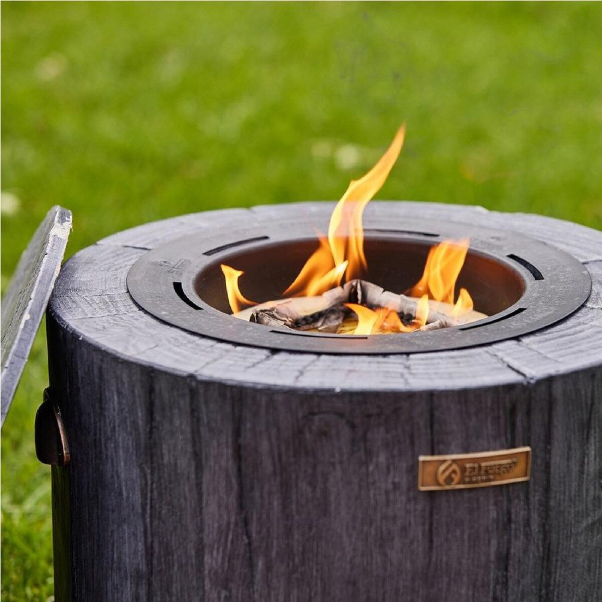 Eco Fuego Candle Fire Pit charcoal  colour