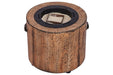 Eco Fuego Candle FirePit in whitebackground