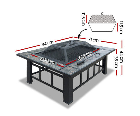 VersaHeat 3-in-1 Fire Pit, BBQ Grill, and Ice Table: The Ultimate Patio Companion
