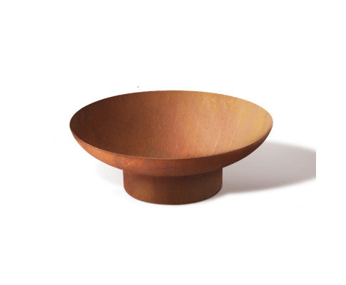 Retro BlazeSteel 70CM Charcoal Campfire Pit: Rustic Outdoor Fire Bowl
