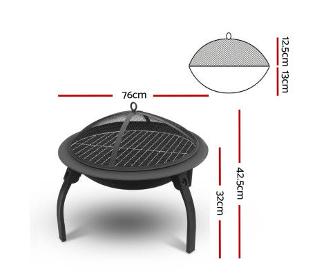 FlameNest Portable Charcoal Grill and Smoker Fire Pit: Your Ultimate Outdoor Cooking Companion