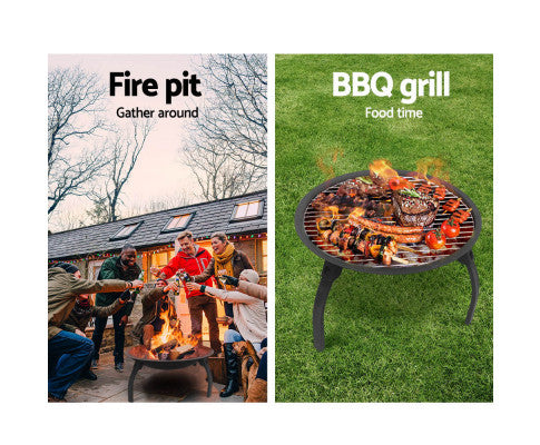 FlameNest Portable Charcoal Grill and Smoker Fire Pit: Your Ultimate Outdoor Cooking Companion