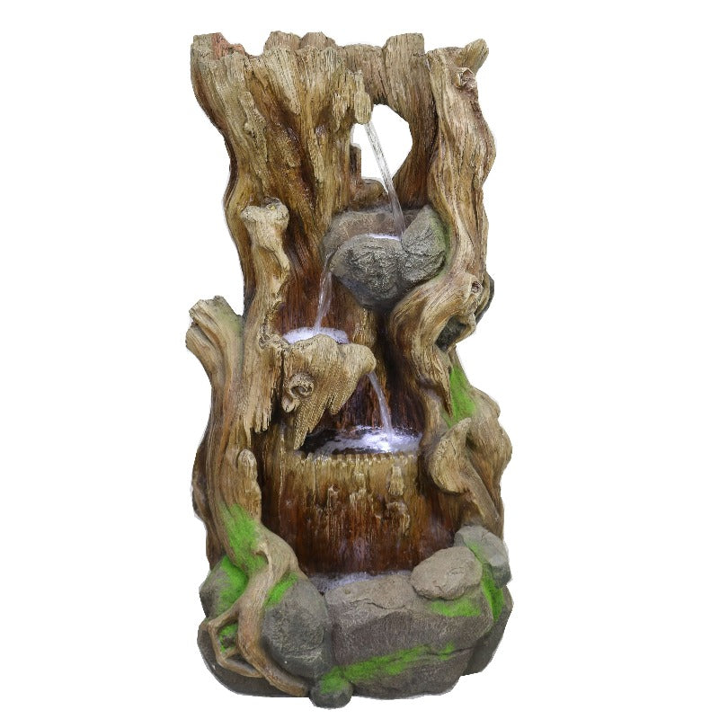 Fountain Tree Trunk Water Feature — Outdoor Escape