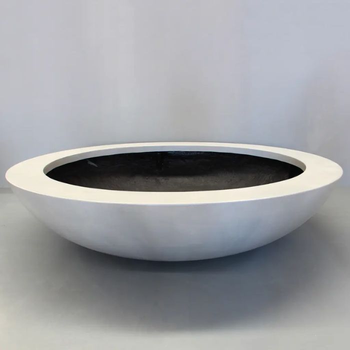 Grey Large Seating Bowl Planter main view