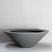 Grey New Wok Bowl planter front view