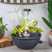 Front View AquaGarden Tabletop Fountain Kit Mocha