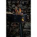 Grill with fire