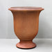 Iron Rust Striated Anduze Urn Pot Front View