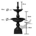 Lisbon Two Tier Cast Iron Water Feature specifications