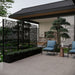 Metropolis Garden Screen Planter in the patio area