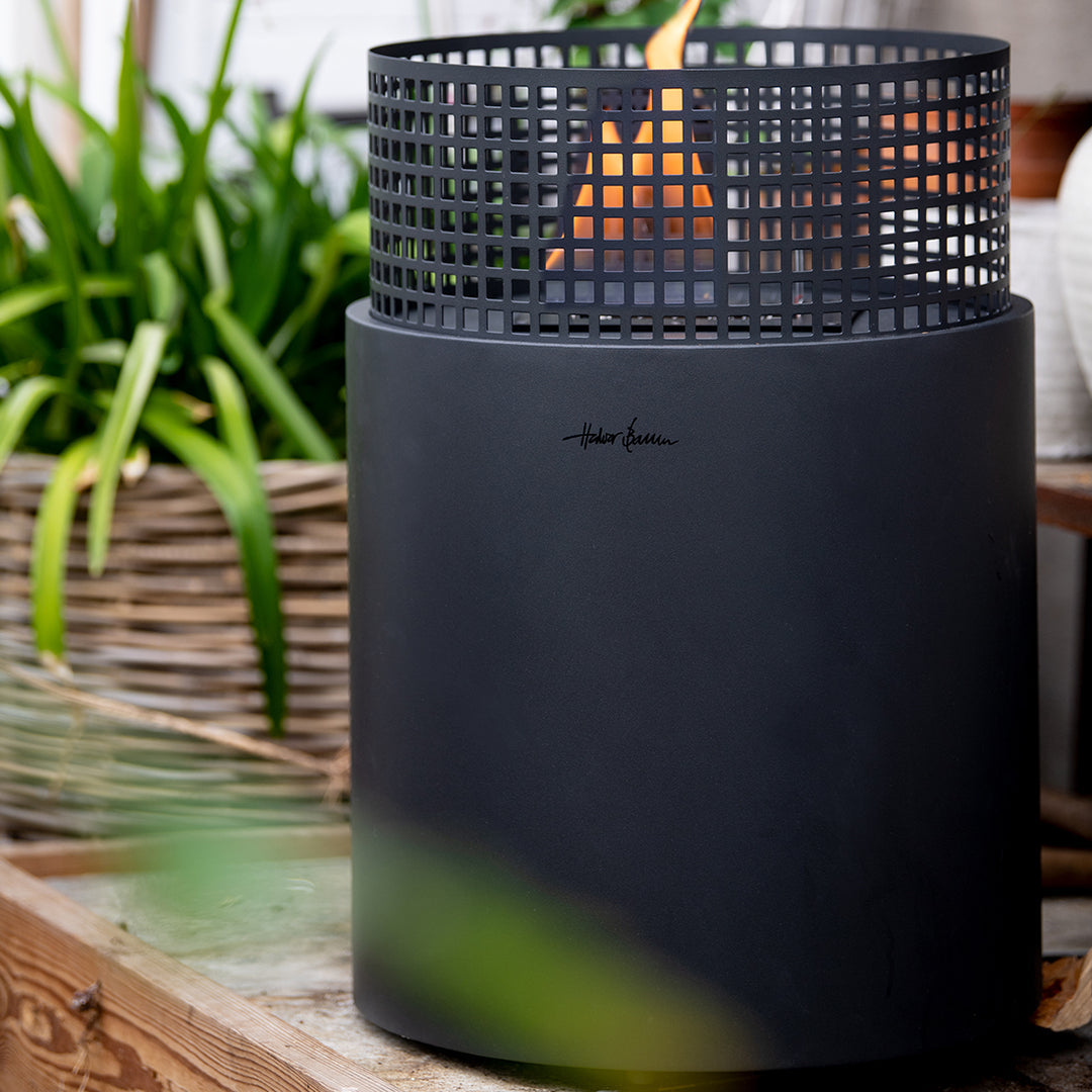 Mossel Bay firepit with flame