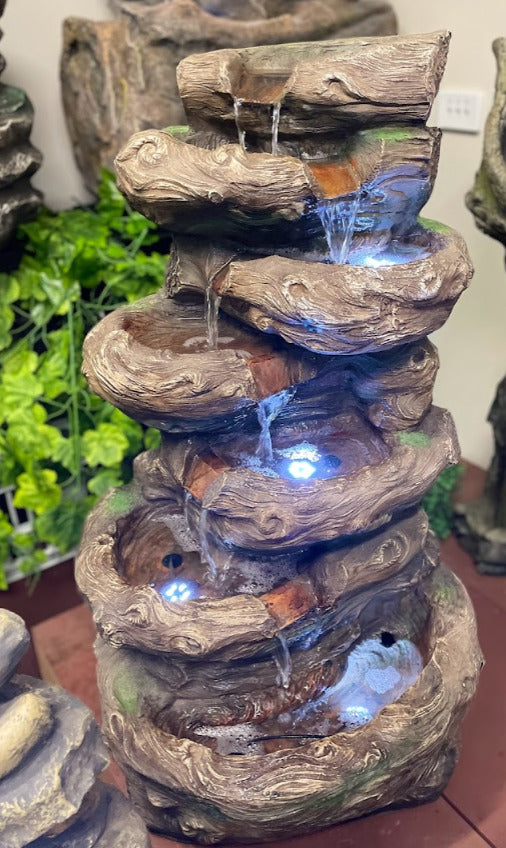 Driftwood Cascade Fountain with LED